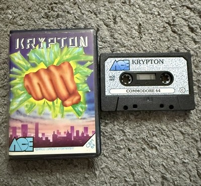 Krypton C64 - Ace - Commodore 64 Spiel getestet guter Zustand