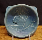 1914 Rookwood Pottery 5" Trinket Tray Dresser Dish Spanish Galleon