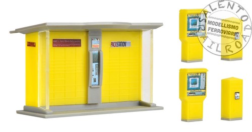 Vollmer 4777 - escala H0 1:87 - estación de paquete DHL recogida de paquetes | Condition: Nuovo