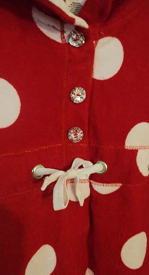 Disney Store Traje de Baño Cubre Rojo Minnie Mouse Talla L 7/8 Mickey Foto 3 de 3