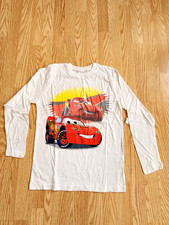 Disney Lightning McQueen from Cars Kids SZ Large 10 Long Sleeved t-Shirt New 