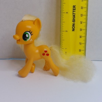 My Little Pony G4 Applejack Figure Hasbro Friendship Is Magic Brushable Hair