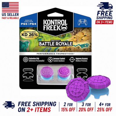 KontrolFreek FPS Thumbsticks for PS4/PS5   Battle Royale (Purple)   Ships Fast