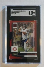 2022 Panini Clearly Donruss Justin Fields Red  #35/49 SGC 10