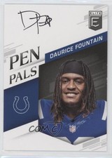 2018 Donruss Elite Pen Pals Daurice Fountain #PP-DF Auto 0d6s