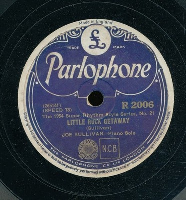 78tk-Jazz-U.K. PARLOPHONE R-2006-Joe Sullivan