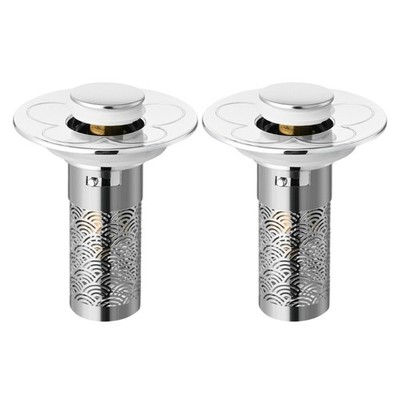 Multiple Purpose Appear Sink Stoppers Brass Cores Hair Catcher House Drain