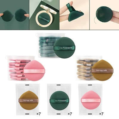 7 Stück Schminkpuder, Schminkschwämme mit Luftkissen Gesicht Make-up für Creme