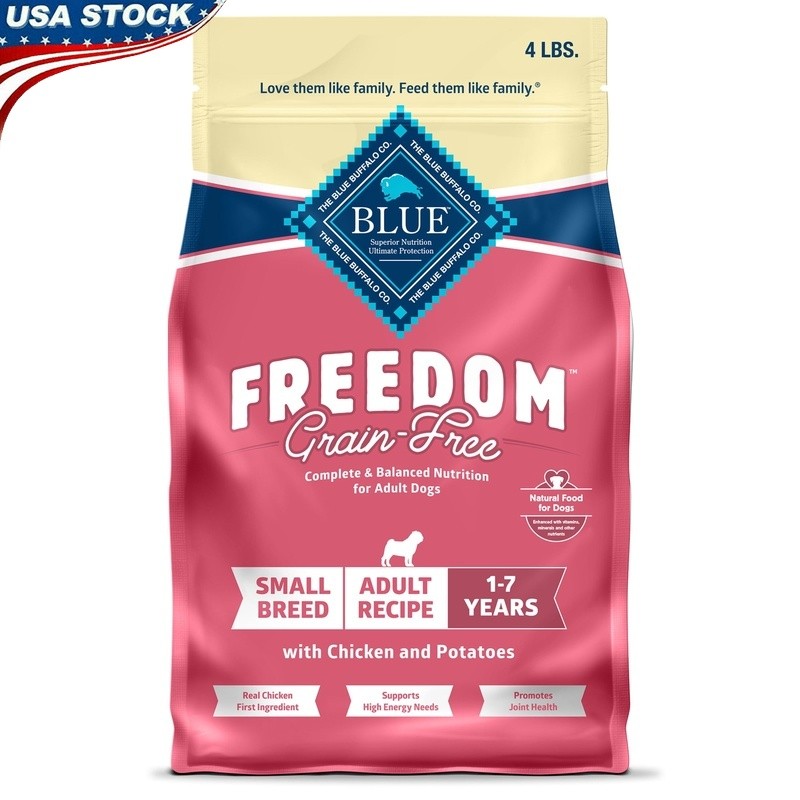Grain Free Adult Dry Dog Food Small Breed Chicken High Protein Joint Support New