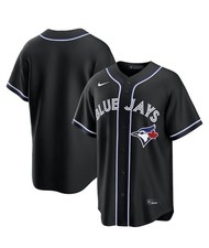 Toronto Blue Jays Nike Fashion Replica Black Out Jersey Size Small