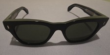 Cutler And Gross 9772 Polarised Rectangle Sunglasses Black