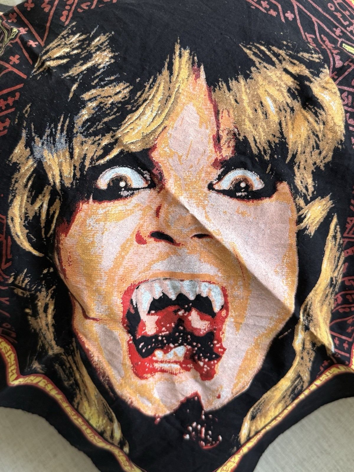 OFFICIAL OZZY OSBOURNE SPEAK OF THE DEVIL BANDANA *OFFICIAL OZZY TOUR MERCH 2018