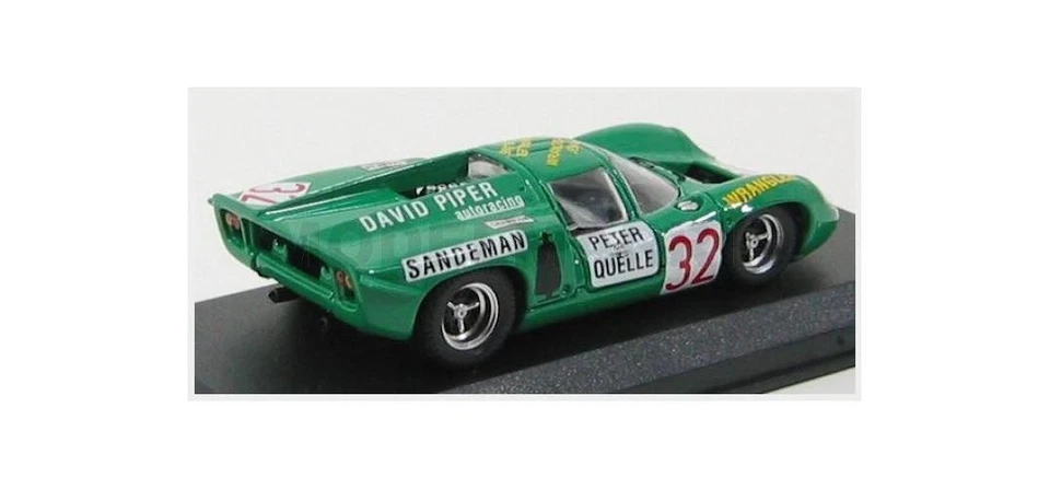 BEST-MODEL 9295 LOLA - T70 COUPE N 32 ZELTWEG 1969 PIPER - QUESTER - GREEN - 1/4 - Immagine 2 di 2
