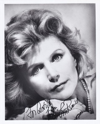 Lee Remick Original Autograph On Large Photo