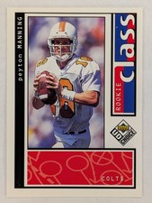 1998 Upper Deck UD Choice Peyton Manning Rookie Card RC #193 HOF Colts Vols. rookie card picture