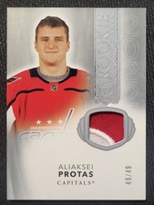 2021-22 UD THE CUP #2022-AP ALIAKSEI PROTAS ROOKIE CLASS OF 2022 PATCH /49 CAPS