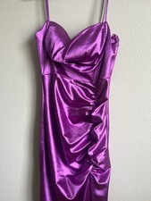 Windsor Women’s Midi Dress Purple Sphagetti Strap Holiday Party Size Medium