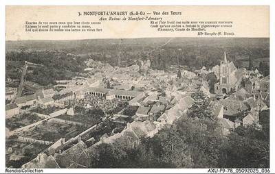 AXU-P9-0712-78 - Montfort-L'Amoury - Blick Auf Die Türme