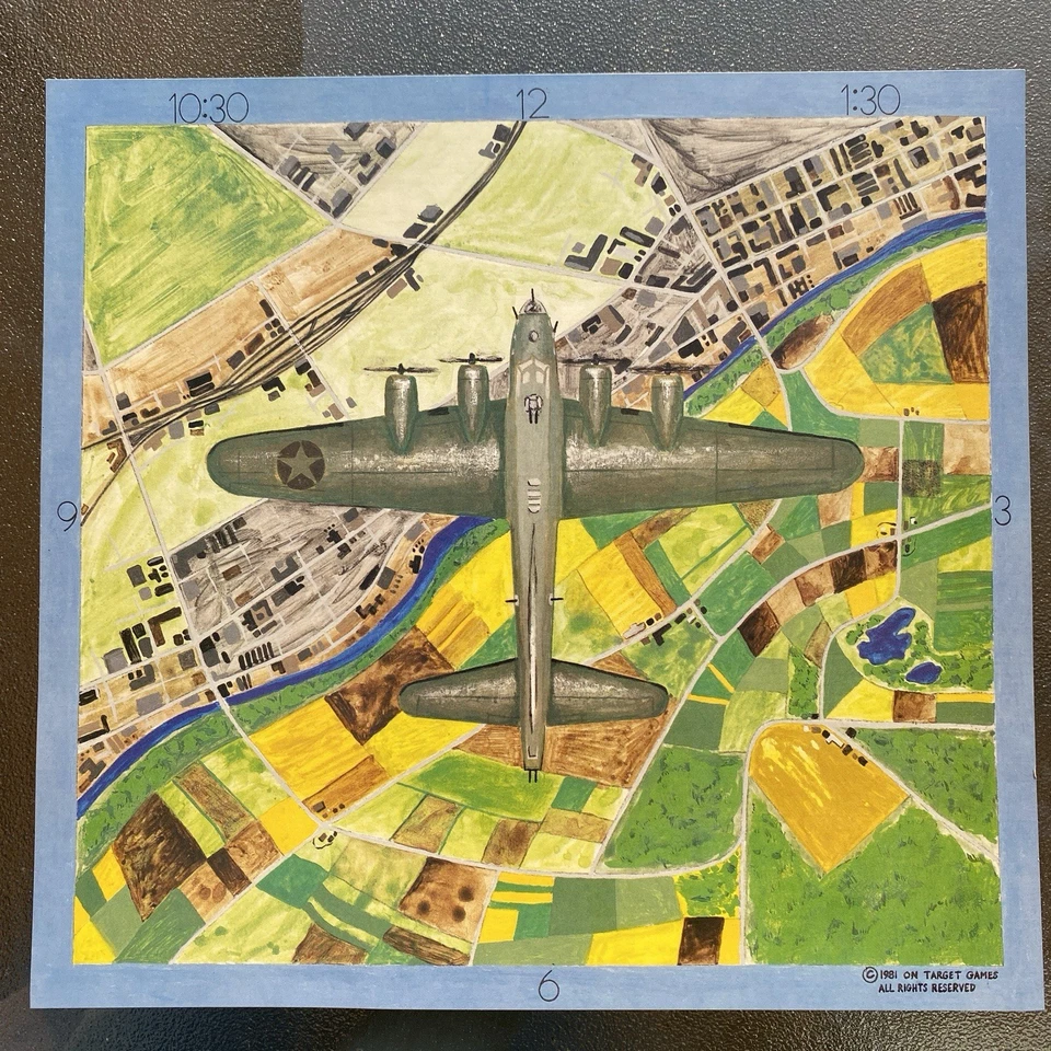 On Target Wargame B-17 - Reina de los Cielos (1ª) Caja Feria/En muy buen estado+ 1981 Original Foto 4 de 4