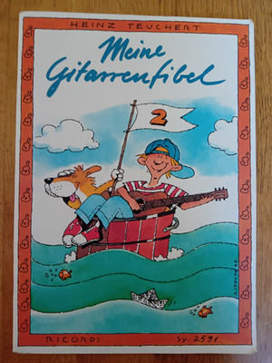 Meine Gitarrenfibel. Bd. 2 Heinz Teuchert / mit Bleistiftnotizen