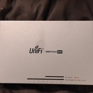 Ubiquiti UniFi Switch 8 60W Gigabit Ethernet Fully Managed 8 LAN US-8-60W