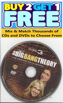The Big Bang Theory (DVD) Eighth Season 8 Disc 2 Replacement Disc U.S. Issue!