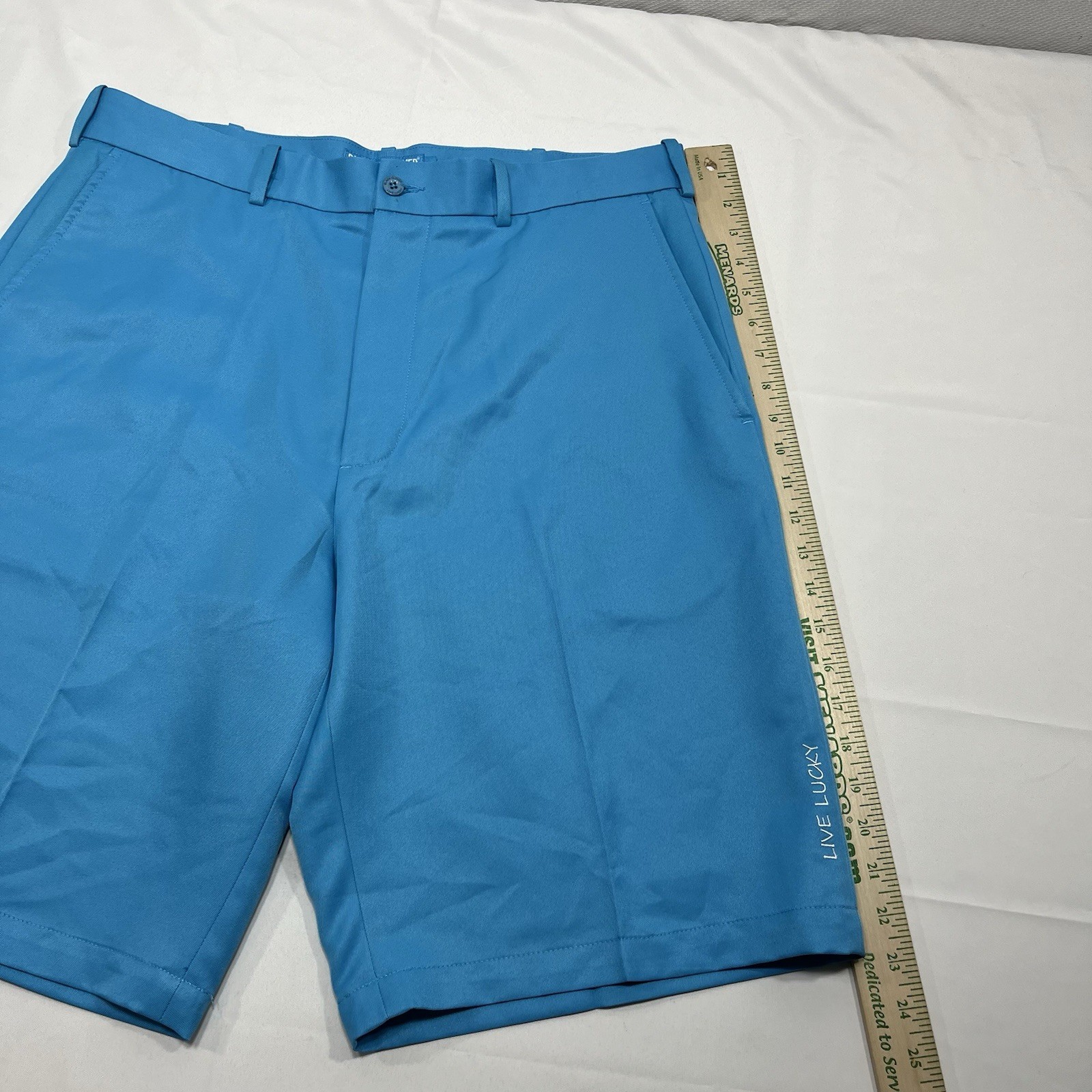 Black Clover Mens Blue Solid Polyester Flat Front… - image 6