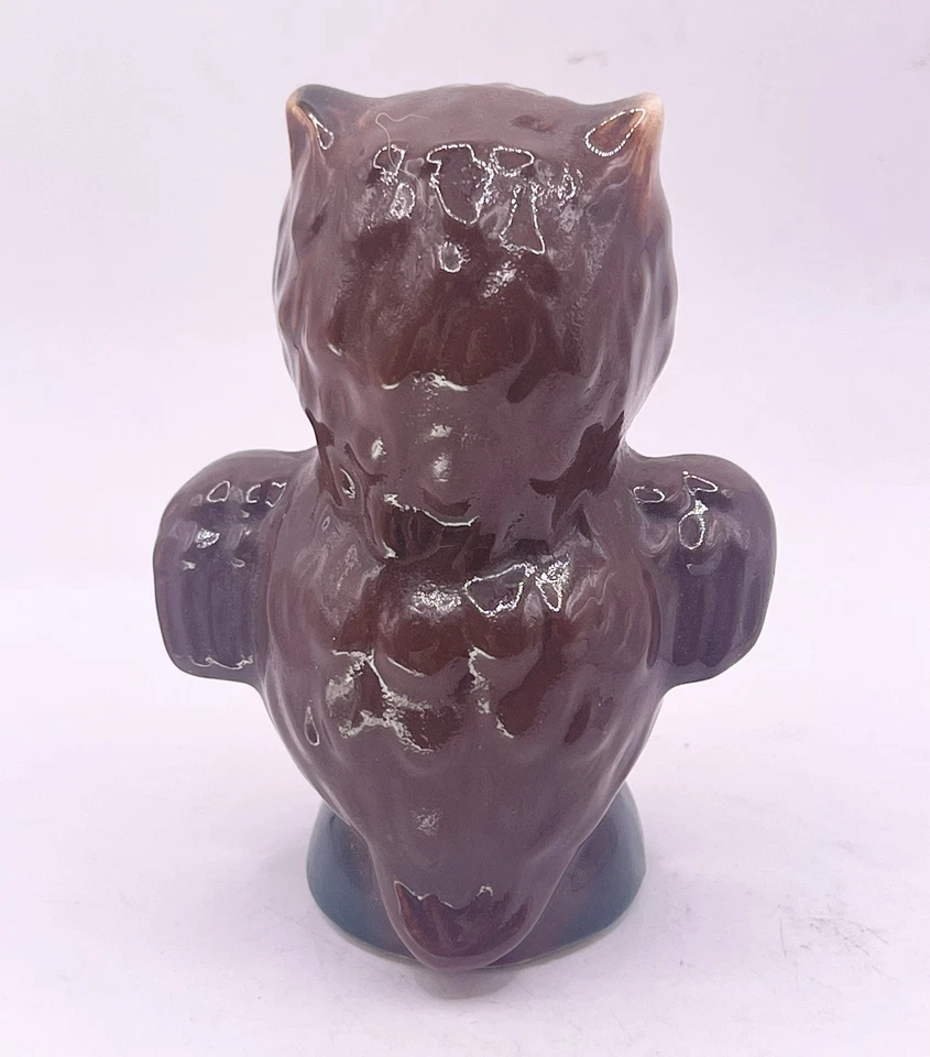 Vintage Goebel Brown Screech Owl Bird #38307 Figurine West Germany 3” - Image 4 of 4