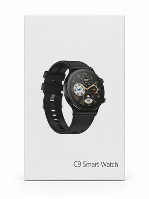 C9 Smartwatch   Schwarz | Bluetooth | Herzfrequenz | IP68 | GloryFit App NEU!!