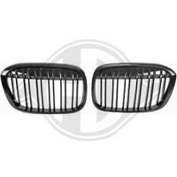 KüHlergrill KüHlergitter Schwarz GläNzend FüR BMW X1 F48