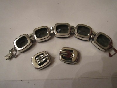 【週末セール】KRAMER ニューヨーク ヴィンテージ　アクセサリーセット VINTAGE KRAMER OF NEW YORK BRACELET & EARRING SET - FAUX