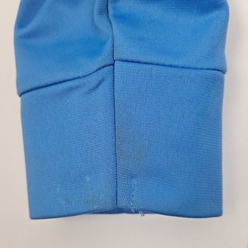 Adidas Boy/Kid's Mock Neck Athletic Long Sleeve Jacket Light Blue Size 5 - Picture 9 of 10