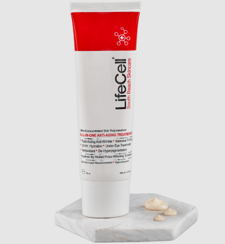 New LifeCell South Beach Skincare All In One Anti-Aging Cream Treatment - Picture 2 of 3