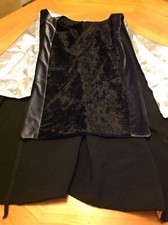 Renaissance Knight Warrior Tunic Medieval Costume Black Silver Times Larp Faire