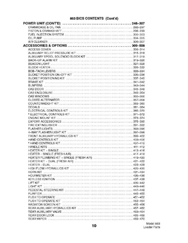 Bobcat 863 Skid Steer Loader Parts Manual List Book Diagrams 6724560 - Picture 3 of 6