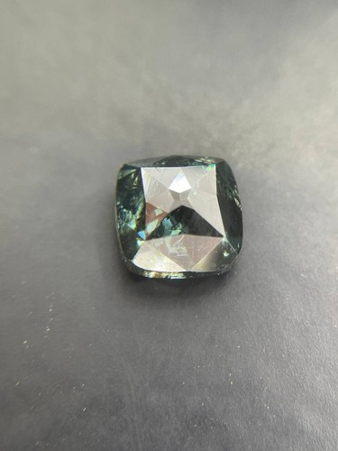 1.54 Ct Blue Salt And Pepper Diamond Lab Grown Diamond Cushion Cut Lab Diamond - Picture 6 of 10