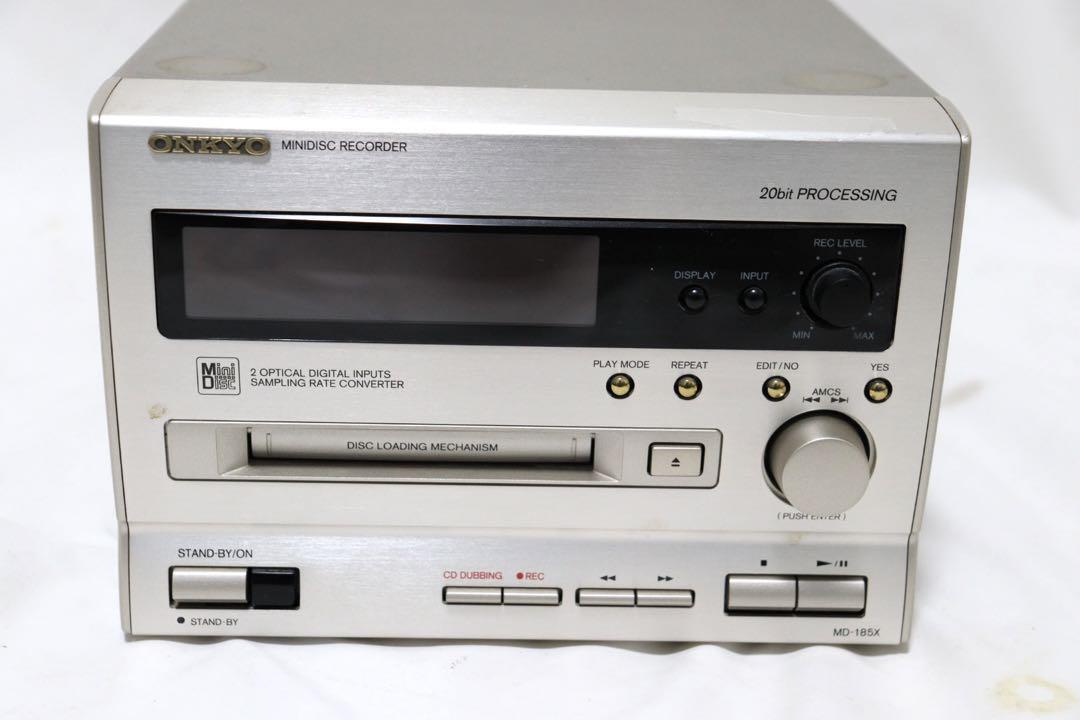ONKYO オンキョー MDデッキ プレーヤー MD-185X（¥8,000）