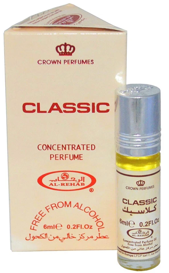 Al Rehab CLASSIC Attar No Alcohol perfume Oil Long Lasting Fragrance 6ml + FS - Image 3 of 3