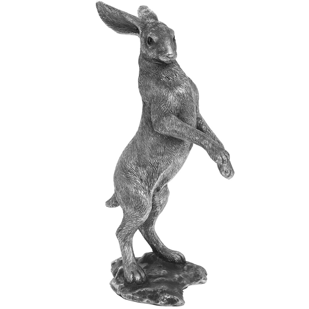 Silver Standing Hare Leonardo Collection Ornament Statue Home Decor 21cm NEW IN eBay
