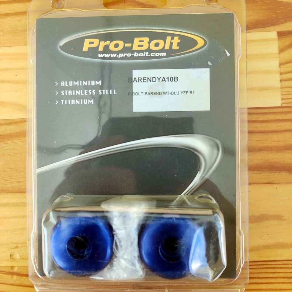 Extremos de barra de perno Pro 35 mm. Pernos azules Yamaha BARENDYA10-B Foto 2 de 4