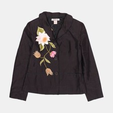 Diva Silk Jacket / Size S / Womens / Black / Silk