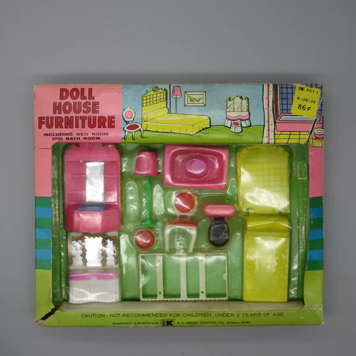 Barbie Dollhouse Furniture Set 3 Dolls