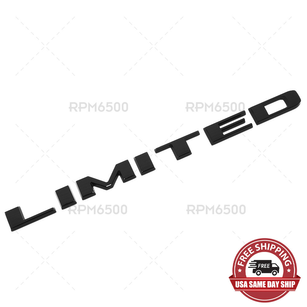19-21 Ram 1500 Limited Rear Liftgate Gloss Black Nameplate