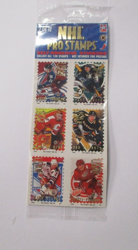 Estampillas profesionales de la NHL 1996 #2 de 12 pegatinas con licencia de la NHL nuevas en paquete - Imagen 3 de 8