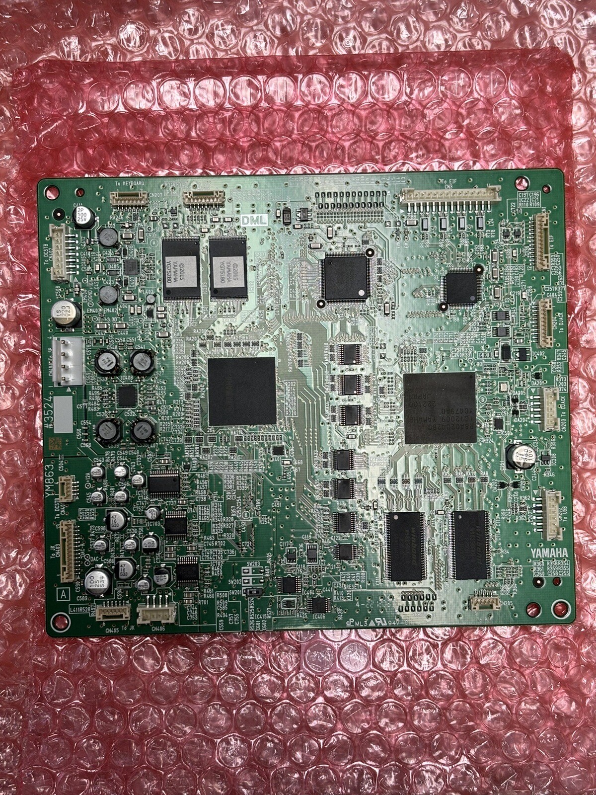 Yamaha DM circuit board DML J CVP-701B VEY77100 Yamaha DM circuit board DML J CVP-701B VEY77100