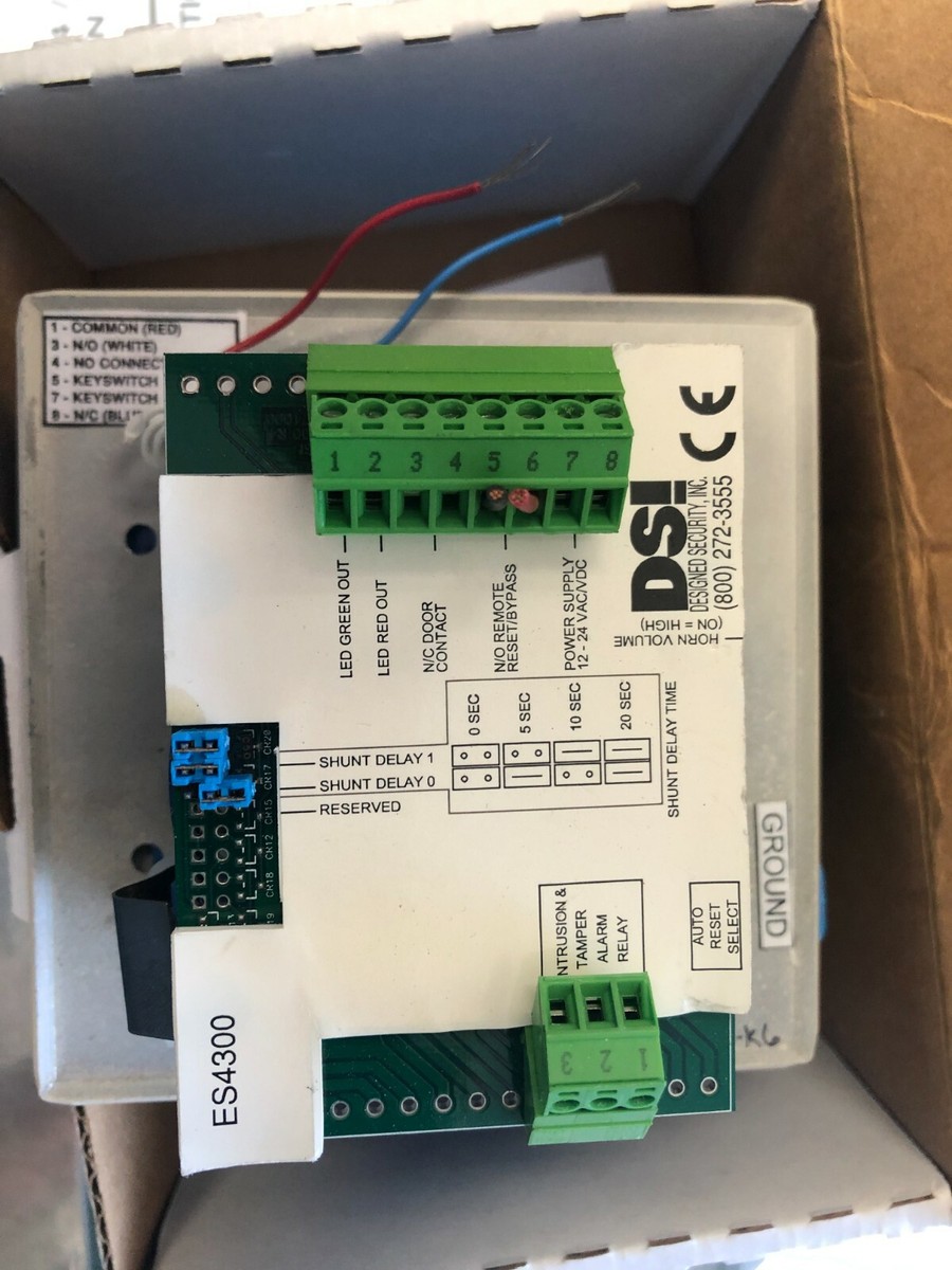 Allarme Uscita DSI ES4300A-K0-T0 Senza Chiave, Senza Interruttore Tamper, Nuovo