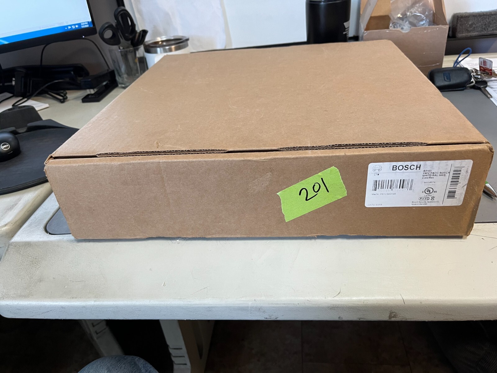 Bosch B8103 Mounting Box For Switch White/ Universal Metal Enclosure
