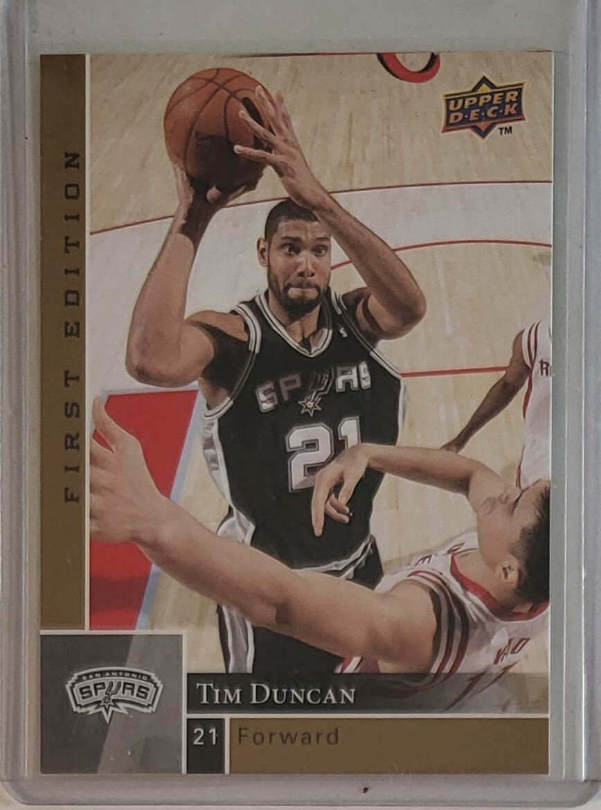 2009-10 Upper Deck First Edition Gold #153 Tim Duncan San Antonio Spurs Card