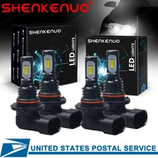 4x LED Headlight Bulb High Low Beam Kit For 2004-2012 Chevy Colorado GMC Canyon