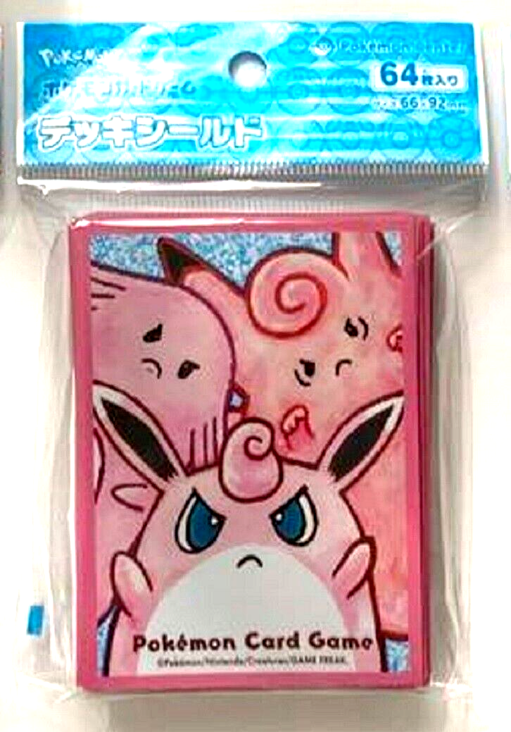 Pokemon Official Deck Shield Chansey Wigglytuff Clefable 64